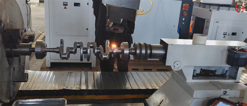 汽車發(fā)動機曲軸激光淬火修復(fù)加工