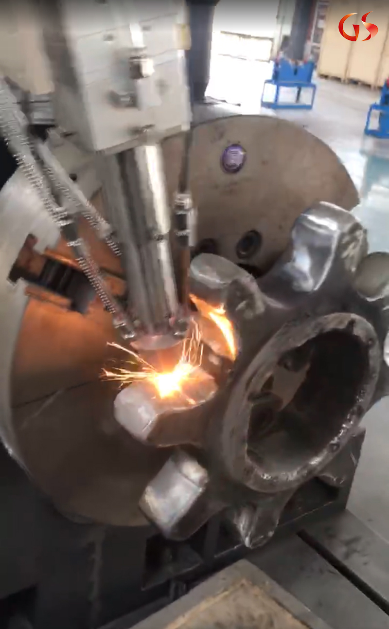 采煤機鏈輪激光熔覆修復加工